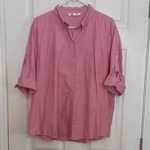 Rider's by Lee Button Down Blouse b260